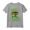 Carrozza da Festa Retrò HapTiger Gang Maglietta - Tartarughe Ninja TMNT Licenza Ufficiale - Ideale per Fan e Collezionisti