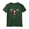Senza Ascensore, Senza Regalo - Brutto Maglione di Natale Maglietta - No Lift No Gift Babbo Natale - Ideale per Fitness e Bodybuilding a Natale