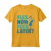 HapTiger The Emperor's New Groove Kronk Flex Workout Maglietta - Official Funny Tee Shirts for Men and Women