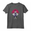 HapTiger Shippuden Sasuke Foglie e Simbolo - Maglietta Naruto con Licenza Ufficiale - Ideale per gli Appassionati di Anime