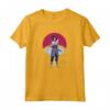 HapTiger Shippuden Sasuke Foglie e Simbolo - Maglietta Naruto con Licenza Ufficiale - Ideale per gli Appassionati di Anime