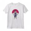 HapTiger Shippuden Sasuke Foglie e Simbolo - Maglietta Naruto con Licenza Ufficiale - Ideale per gli Appassionati di Anime