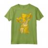 HapTiger Lion King Young Simba Smiling Portrait Sketch Maglietta - Officially Licensed Disney Apparel - Unique Tee for Fans