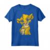 HapTiger Lion King Young Simba Smiling Portrait Sketch Maglietta - Officially Licensed Disney Apparel - Unique Tee for Fans