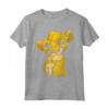 HapTiger Lion King Young Simba Smiling Portrait Sketch Maglietta - Officially Licensed Disney Apparel - Unique Tee for Fans