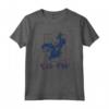 HapTiger Kanji 2 colori ritratto Maglietta - Licenza Ufficiale Karate Kid - Ideale per gli Appassionati del Film