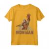 HapTiger Iron Man Power Triangle Retro Vintage Maglietta - Official Marvel Apparel 15MARV520