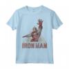 HapTiger Iron Man Power Triangle Retro Vintage Maglietta - Official Marvel Apparel 15MARV520