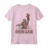 HapTiger Iron Man Power Triangle Retro Vintage Maglietta - Official Marvel Apparel 15MARV520