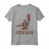 HapTiger Iron Man Power Triangle Retro Vintage Maglietta - Official Marvel Apparel 15MARV520