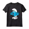 I Puffi Jokey Puffo - Maglietta Blu Fumetto Vivace - Design Cartoni Animati Iconici