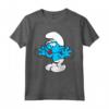 I Puffi Jokey Puffo - Maglietta Blu Fumetto Vivace - Design Cartoni Animati Iconici