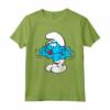 I Puffi Jokey Puffo - Maglietta Blu Fumetto Vivace - Design Cartoni Animati Iconici
