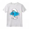 I Puffi Jokey Puffo - Maglietta Blu Fumetto Vivace - Design Cartoni Animati Iconici