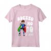 Bambino Maglia Compleanno Calcio - Adesso ho 10 anni - Regalo Natale - Bandiera Italia