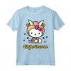 Hello Kitty - Maglietta Capricorno Star Sign con Licenza Ufficiale HapTiger - Ideale per Appassionati
