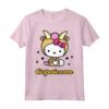 Hello Kitty - Maglietta Capricorno Star Sign con Licenza Ufficiale HapTiger - Ideale per Appassionati
