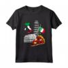 I Love Italy - Bandiera Italiana Torre Pisa Pizza Colosseo Maglietta - Elegante e Cool per gli Amanti dell'Italia - Regalo Perfetto per Compleanni