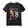 Calcio Italia - Maglietta 8 Compleanno Bambini & Bambine - Regalo Originale per 8 Anni