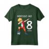 Calcio Italia - Maglietta 8 Compleanno Bambini & Bambine - Regalo Originale per 8 Anni