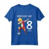 Calcio Italia - Maglietta 8 Compleanno Bambini & Bambine - Regalo Originale per 8 Anni