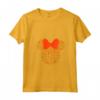 HapTiger Minnie Mouse Halloween Silhouette Icon Maglietta con Collo a V - Official Disney Merchandise - Tee Shirt per Uomo, Donna, Ragazzi e Ragazze