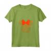 HapTiger Minnie Mouse Halloween Silhouette Icon Maglietta con Collo a V - Official Disney Merchandise - Tee Shirt per Uomo, Donna, Ragazzi e Ragazze