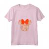 HapTiger Minnie Mouse Halloween Silhouette Icon Maglietta con Collo a V - Official Disney Merchandise - Tee Shirt per Uomo, Donna, Ragazzi e Ragazze
