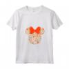 HapTiger Minnie Mouse Halloween Silhouette Icon Maglietta con Collo a V - Official Disney Merchandise - Tee Shirt per Uomo, Donna, Ragazzi e Ragazze