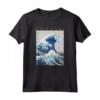 Hokusai La Grande Onda al Largo di Kanagawa - Maglietta per Artisti e Amanti dell'Arte - Idee Regalo per Insegnanti di Arte