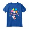 Ciao Kitty è il mio compleanno - Maglietta con Licenza Ufficiale Hello Kitty HapTiger Apparel - Perfetta per gli Appassionati