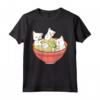 Kawaii Anime Cat Japanese Ramen Noodles - Cute Kitties Maglietta - Perfect Tokyo Cosplay Gift for Teen Girls and Boys