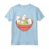 Kawaii Anime Cat Japanese Ramen Noodles - Cute Kitties Maglietta - Perfect Tokyo Cosplay Gift for Teen Girls and Boys