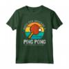 Nato Per Giocare A Ping Pong - Costretto Lavorare Maglietta da Ping Pong - Regalo Divertente per Giocatori di Ping Pong