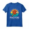 Nato Per Giocare A Ping Pong - Costretto Lavorare Maglietta da Ping Pong - Regalo Divertente per Giocatori di Ping Pong