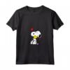 HapTiger - Snoopy Un sacco Di Amore Maglietta con Collo a V - Licenza Ufficiale - Ideale per Fan di Peanuts