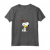 HapTiger - Snoopy Un sacco Di Amore Maglietta con Collo a V - Licenza Ufficiale - Ideale per Fan di Peanuts