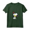 HapTiger - Snoopy Un sacco Di Amore Maglietta con Collo a V - Licenza Ufficiale - Ideale per Fan di Peanuts