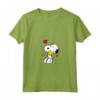 HapTiger - Snoopy Un sacco Di Amore Maglietta con Collo a V - Licenza Ufficiale - Ideale per Fan di Peanuts