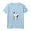 HapTiger - Snoopy Un sacco Di Amore Maglietta con Collo a V - Licenza Ufficiale - Ideale per Fan di Peanuts