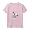 HapTiger - Snoopy Un sacco Di Amore Maglietta con Collo a V - Licenza Ufficiale - Ideale per Fan di Peanuts