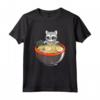 Carino Ramen Giapponese - Ramen Noodles Kawaii Raccoon Maglietta per Amanti del Cibo - Regalo Divertente di Natale o Compleanno