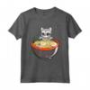 Carino Ramen Giapponese - Ramen Noodles Kawaii Raccoon Maglietta per Amanti del Cibo - Regalo Divertente di Natale o Compleanno