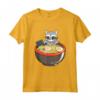 Carino Ramen Giapponese - Ramen Noodles Kawaii Raccoon Maglietta per Amanti del Cibo - Regalo Divertente di Natale o Compleanno