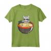 Carino Ramen Giapponese - Ramen Noodles Kawaii Raccoon Maglietta per Amanti del Cibo - Regalo Divertente di Natale o Compleanno