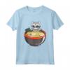 Carino Ramen Giapponese - Ramen Noodles Kawaii Raccoon Maglietta per Amanti del Cibo - Regalo Divertente di Natale o Compleanno
