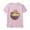 Carino Ramen Giapponese - Ramen Noodles Kawaii Raccoon Maglietta per Amanti del Cibo - Regalo Divertente di Natale o Compleanno
