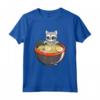 Carino Ramen Giapponese - Ramen Noodles Kawaii Raccoon Maglietta per Amanti del Cibo - Regalo Divertente di Natale o Compleanno