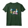 HapTiger Alice in Wonderland Alice & Friends Maglietta - Official Fantasy Adventure Cartoon T-Shirt for Men, Women, Boys, and Girls