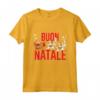 Buon Natale Pigiama Xmas - Maglietta con Babbo Natale e Renne - Regalo divertente per la Vigilia di Natale